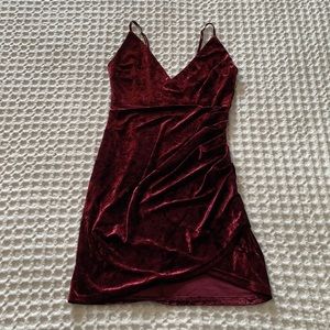 Velvet Maroon Dress